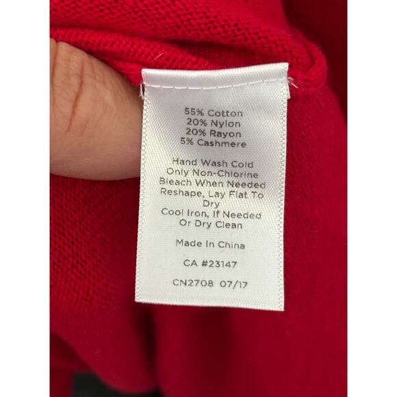 Talbots Pullover Sweater Womens Size M Red - Picture 3 of 4